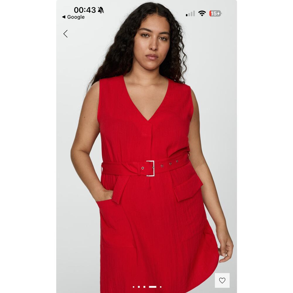 Mango Red Mini Dress - Picture 9 of 11